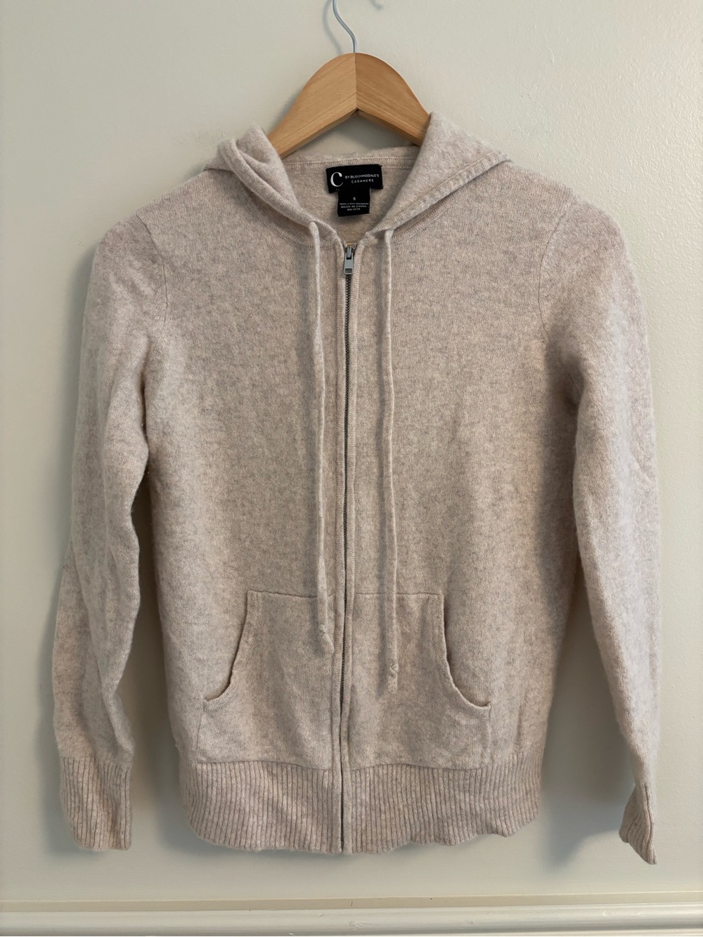 Bloomingdale's Women's cashmere Zip-Up Hoodie Sweater